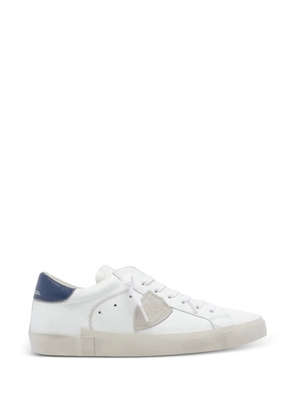 Philippe Model Paris Prsx logo leather sneakers - White