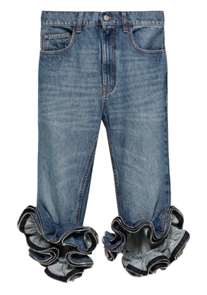 Coperni mid-rise cropped jeans - Blue