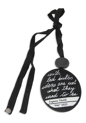 Maria Calderara pendant necklace - Black