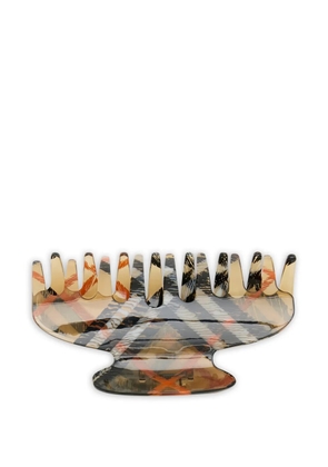 Burberry check claw hair clip - Neutrals