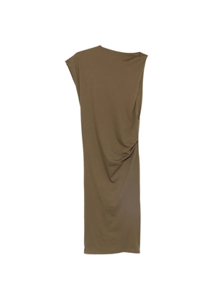 Jacquemus Drap asymmetric midi dress - Green