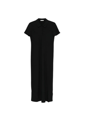 The Row Valenit short-sleeve maxi dress - Black