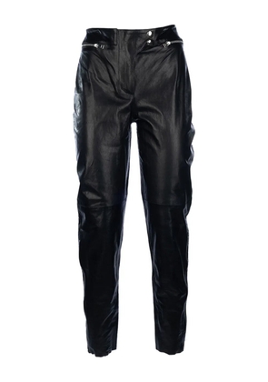 Numerootto zip-detail trousers - Black