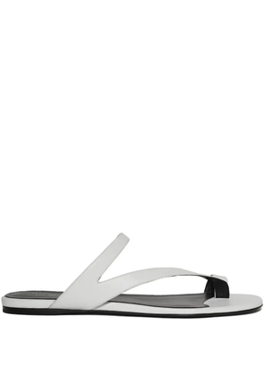 KHAITE Aimee double-strap flat sandals - White
