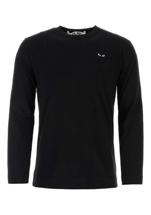 Comme Des Garçons Play jersey T-shirt - Black