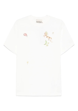 ALEMAIS graphic-print T-shirt - White