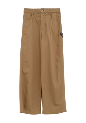 LOEWE logo-patch trousers - Neutrals