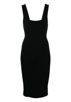 WARDROBE.NYC sleeveless midi dress - Black
