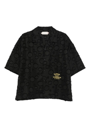 Honor The Gift circle-patterned short-sleeve shirt - Black