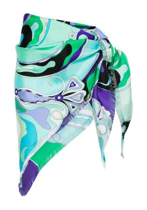 PUCCI graphic-print skirt - Green