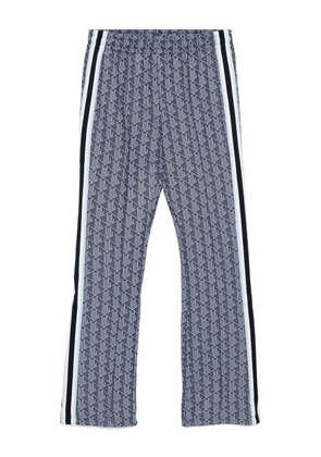 Lacoste monogram print flared trousers - Black