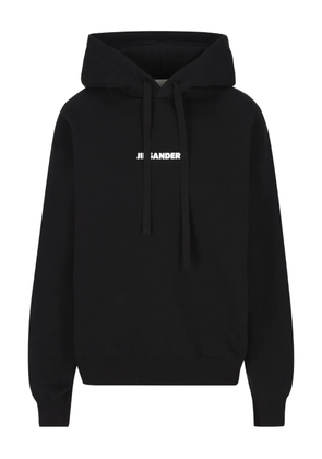 Jil Sander drawstring hoodie - Black