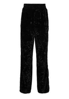 AMIRI crushed velvet track pants - Black