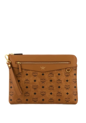 MCM Diamond Wristlet clutch bag - Brown