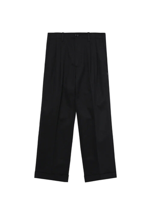 (DO NOT USE) sequel cuffed pleated trousers - Black