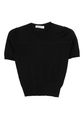 GOES BOTANICAL short-sleeve sweater - Black