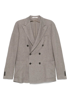 Tagliatore double-breasted blazer - Brown