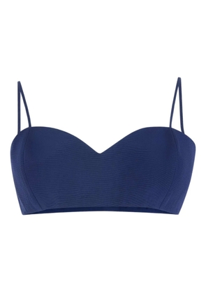 Rosie Assoulin sweetheart bra top - Blue