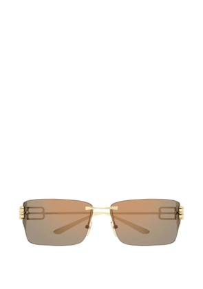 Balenciaga Eyewear rectangle-frame sunglasses - Gold