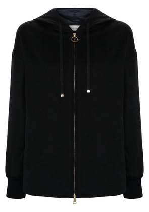 Moncler logo-patch hoodie - Blue