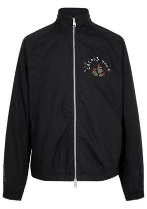Jordan x Travis Scott graffiti print jacket - Black