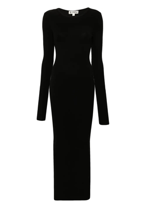 ETERNE ribbed dress - Black
