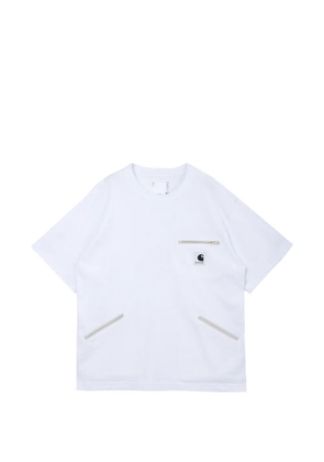 sacai x Carhartt WIP cotton T-shirt - White