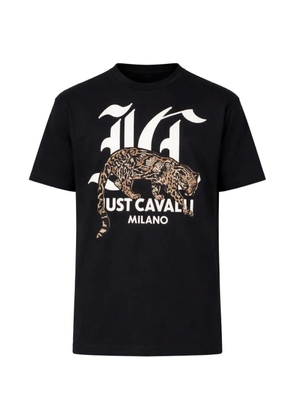 Just Cavalli graphic-print T-shirt - Black
