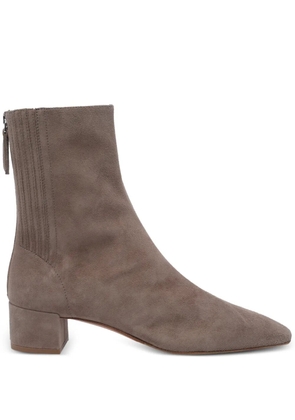 Aquazzura zip boots - Brown