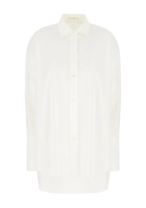 The Row Ment button-down cotton shirt - White