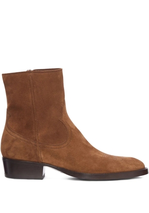 Buttero suede ankle boots - Brown