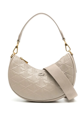 Lacoste Maheki Half Moon crossbody bag - Neutrals