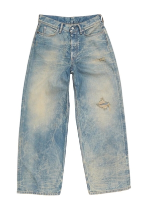 Acne Studios 1981 logo-patch trousers - Blue