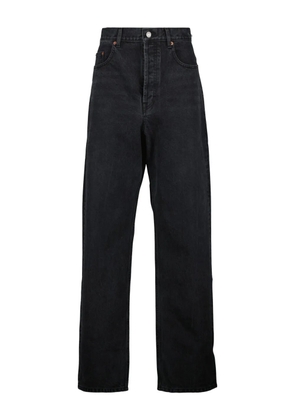 Saint Laurent cotton straight jeans - Black