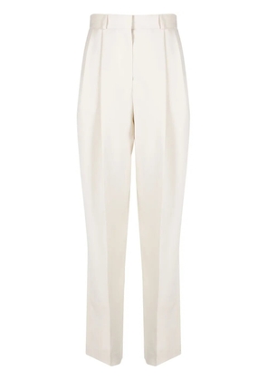 TOTEME double-pleated tailored trousers - Neutrals
