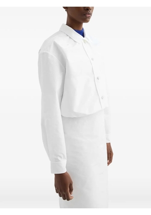 Jil Sander technical faille blouson - White