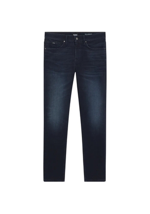 BOSS logo patch jeans - Blue
