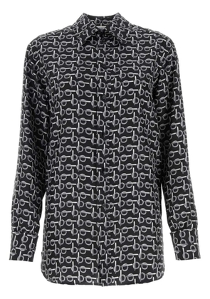 Burberry B silk shirt - Black