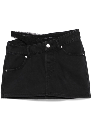 Alexander Wang dip side mini skirt - Black