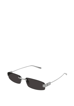 Balenciaga Eyewear logo-detail sunglasses - Silver