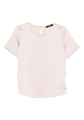 Weekend Max Mara keyhole-neck short-sleeve top - Neutrals