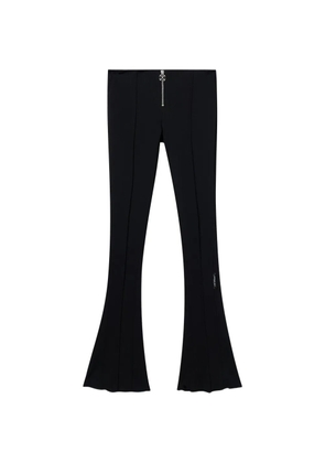 Off-White heavy flared slim trousers - Black