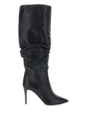 Pollini slouchy stiletto boots - Black