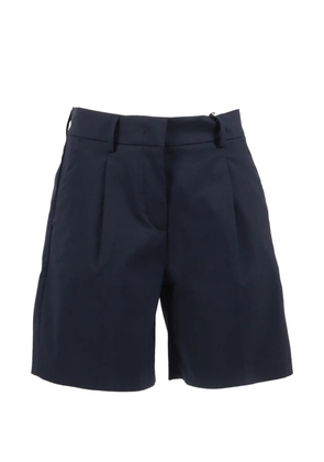 K-Way Nive twill pleat chino shorts - Blue