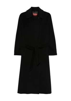 Max Mara drop-shoulder belted coat - Black
