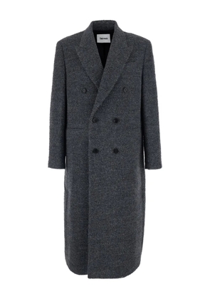 TONYWACK double-breasted wool-blend coat - Grey