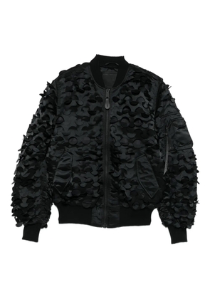 Alpha Industries MA-1 Ulcans Flight circular-appliqué bomber jacket - Black