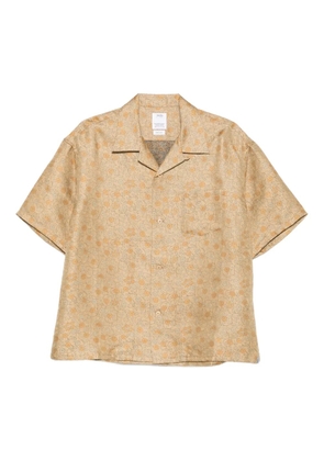 visvim Crosby floral-jacquard shirt - Neutrals