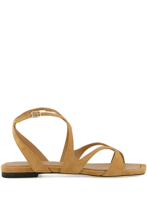 Jimmy Choo Ayla strap flat sandals - Brown