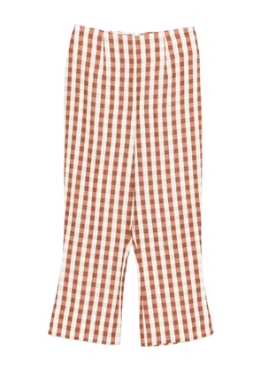 Faithfull the Brand Gingham pattern trousers - Brown